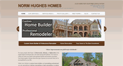 Desktop Screenshot of normhugheshomes.com