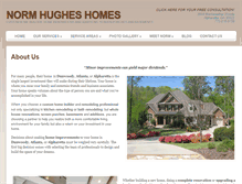 Tablet Screenshot of normhugheshomes.com